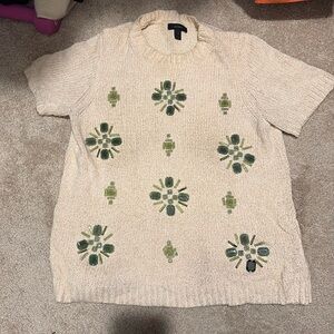 J. Crew jeweled knit